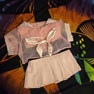 ROMWE Pink Mini Skirt